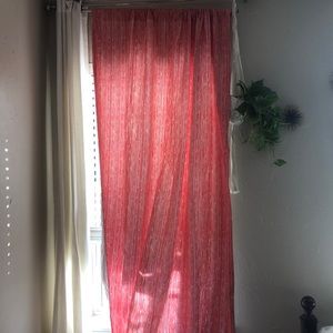 coral curtains